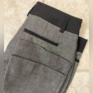 Express Columnist Dress Pant Size 4R Dark Gray